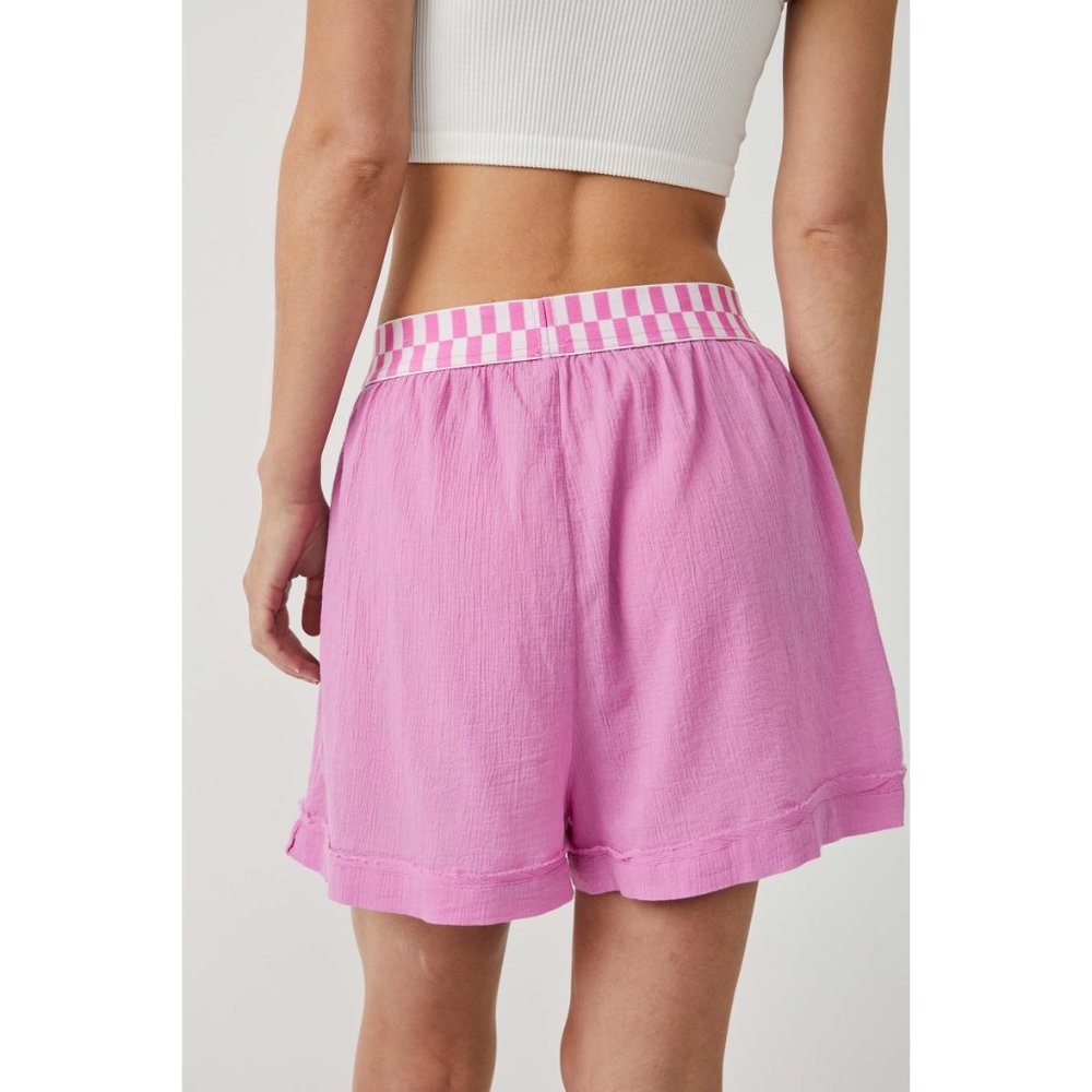 NWT Free People Sleep Talk Boxer Shorts / Vibrant Flower Free Shipping - Picture 4 of 5